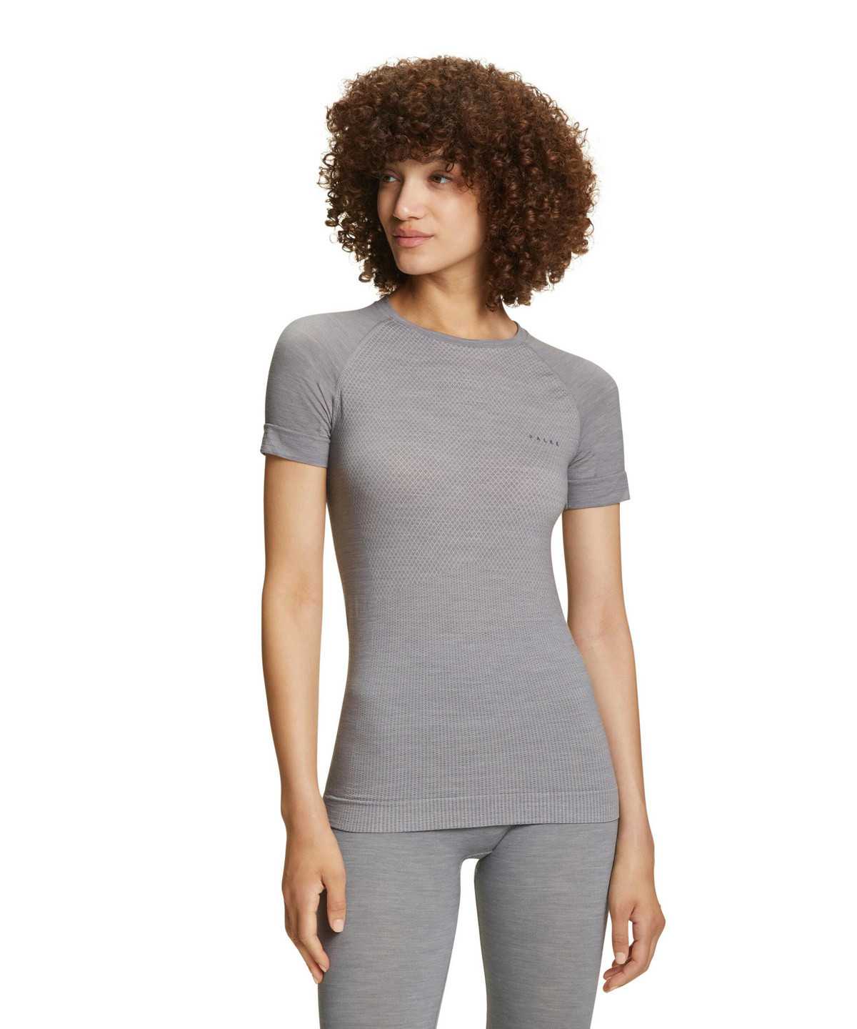 Falke T-Shirt Wool-Tech Light Kurzarmhemd Damen Grau | 2805143-UJ