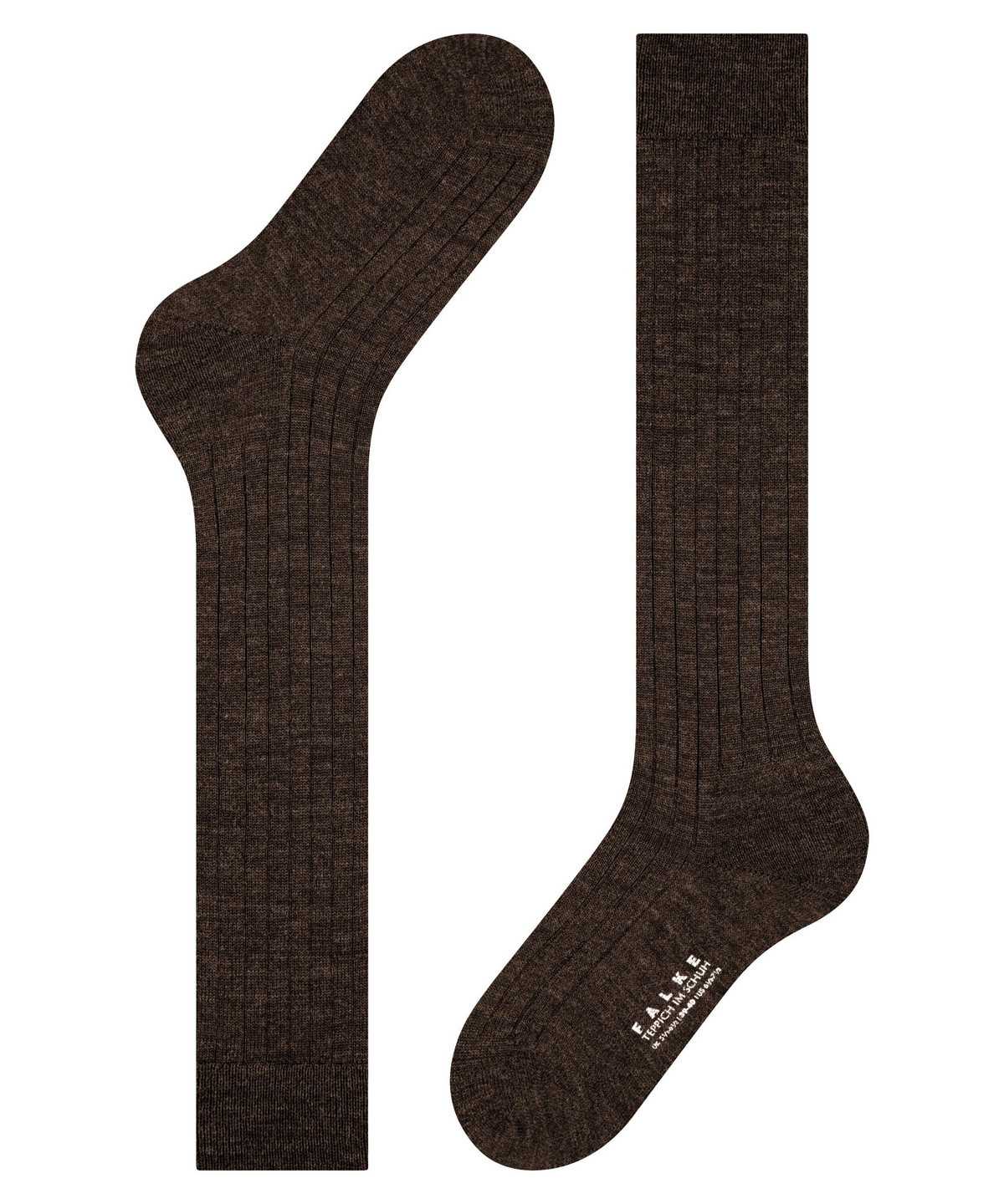 Falke Teppich im Schuh Knee-high Socks Socken Herren Braun | 2586019-KH