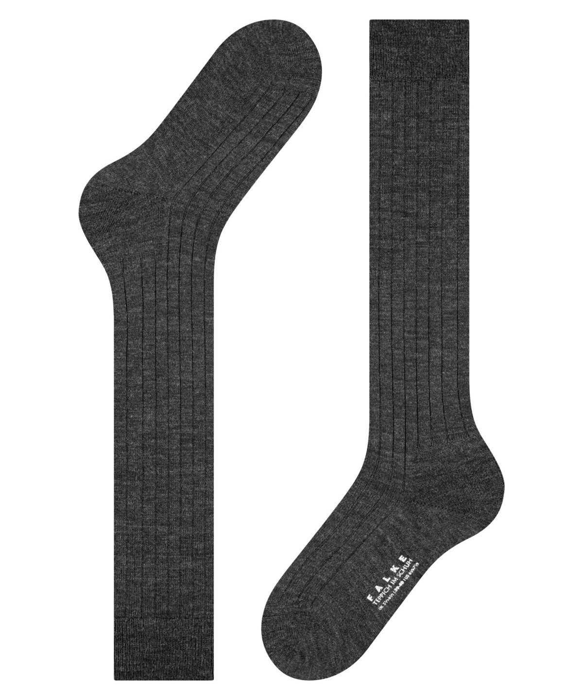 Falke Teppich im Schuh Knee-high Socks Socken Herren Grau | 8526071-BZ