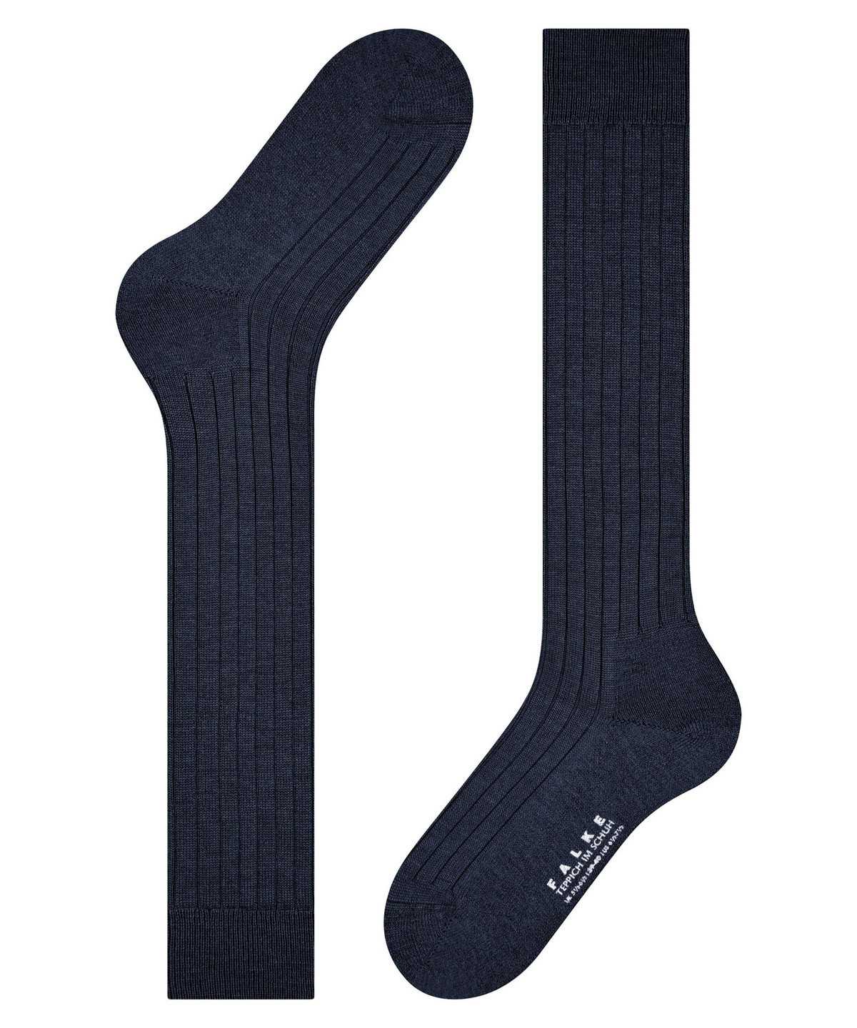 Falke Teppich im Schuh Knee-high Socks Socken Herren Blau | 7095146-SL