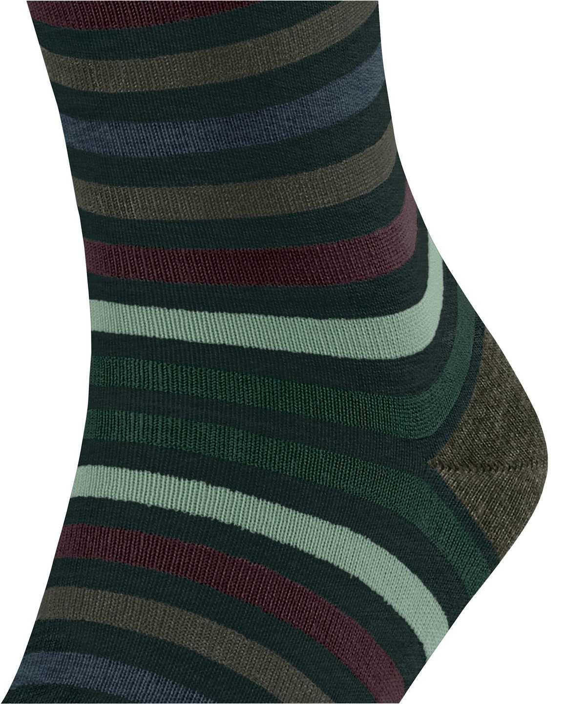 Falke Tinted Stripe Socks Socken Herren Grün | 3749681-PL