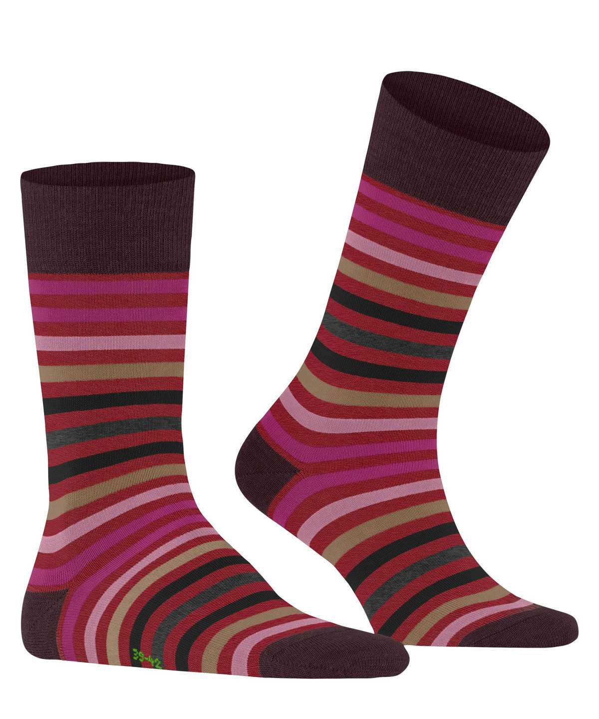 Falke Tinted Stripe Socks Socken Herren Rot | 6185293-IZ