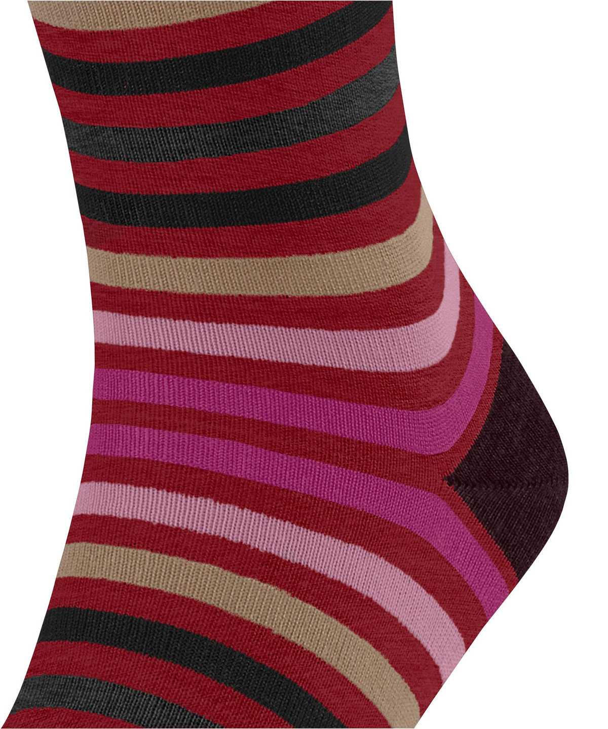 Falke Tinted Stripe Socks Socken Herren Rot | 6185293-IZ