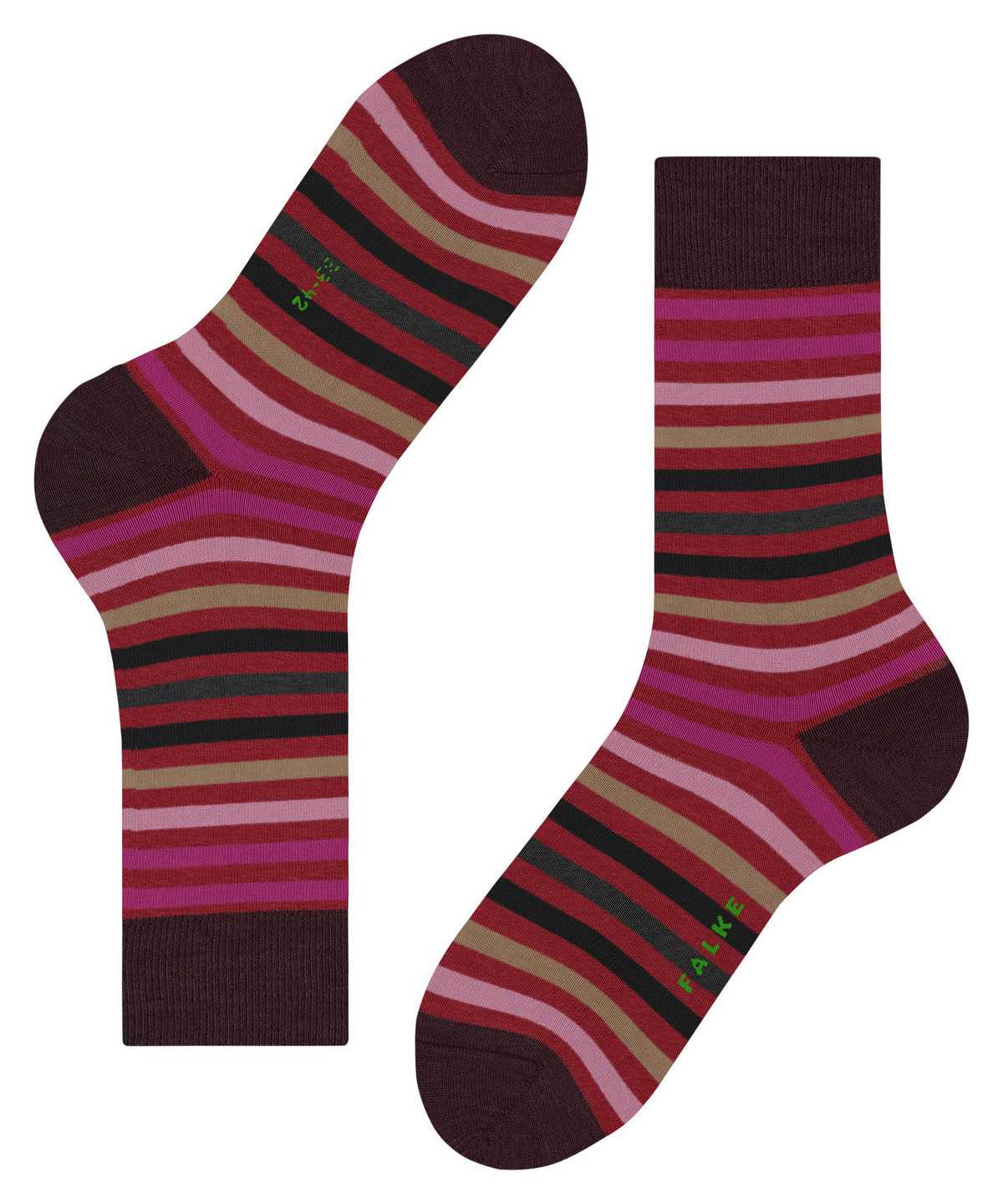 Falke Tinted Stripe Socks Socken Herren Rot | 6185293-IZ