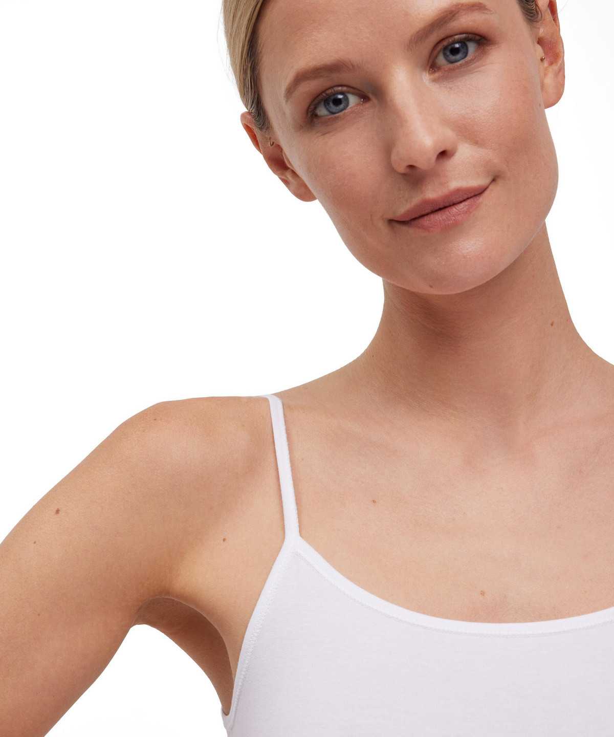 Falke Top Round-neck Daily Climate Control Bras & Tops Damen Weiß | 6275948-RI