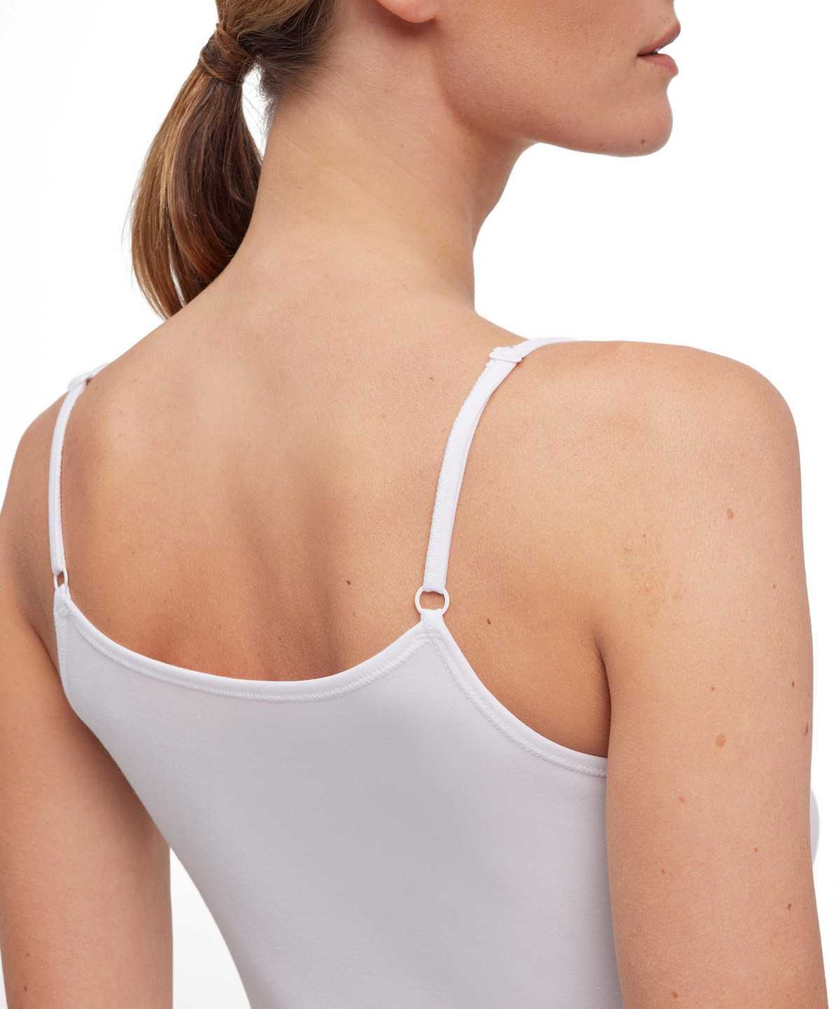 Falke Top Round-neck Daily Climate Control Bras & Tops Damen Weiß | 6275948-RI