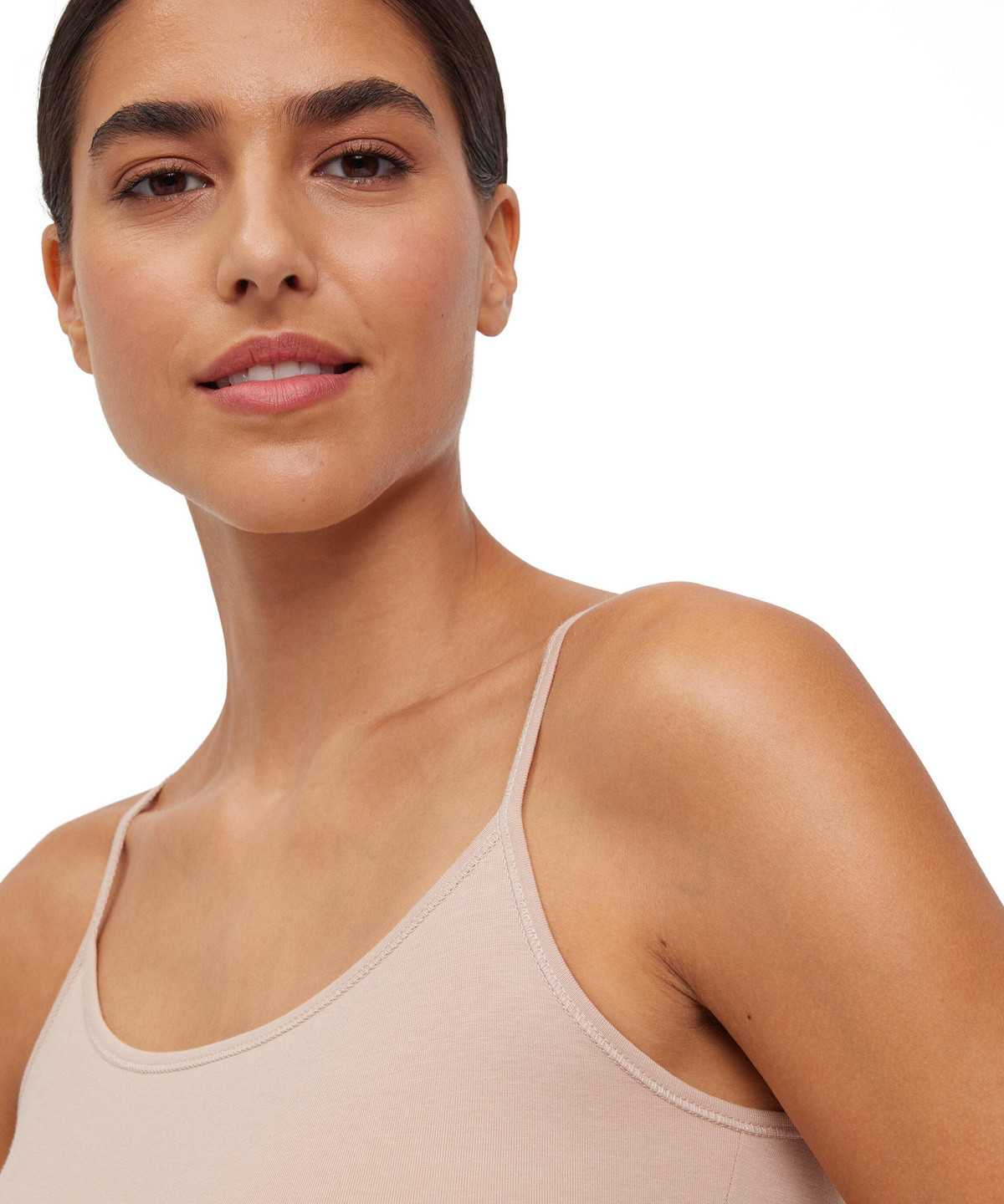 Falke Top Round-neck Daily Climate Control Bras & Tops Damen Braun | 7534960-MX