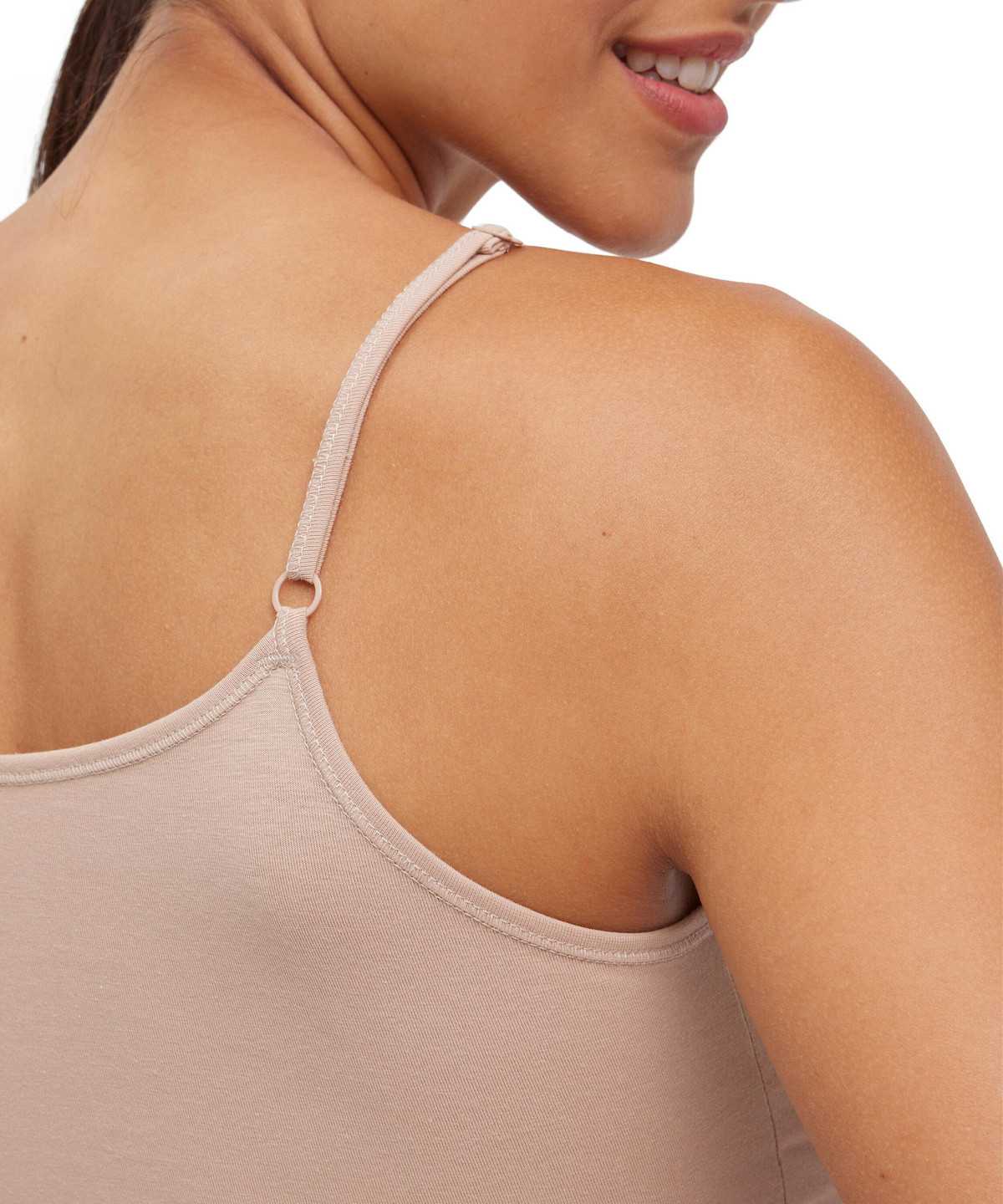 Falke Top Round-neck Daily Climate Control Bras & Tops Damen Braun | 7534960-MX