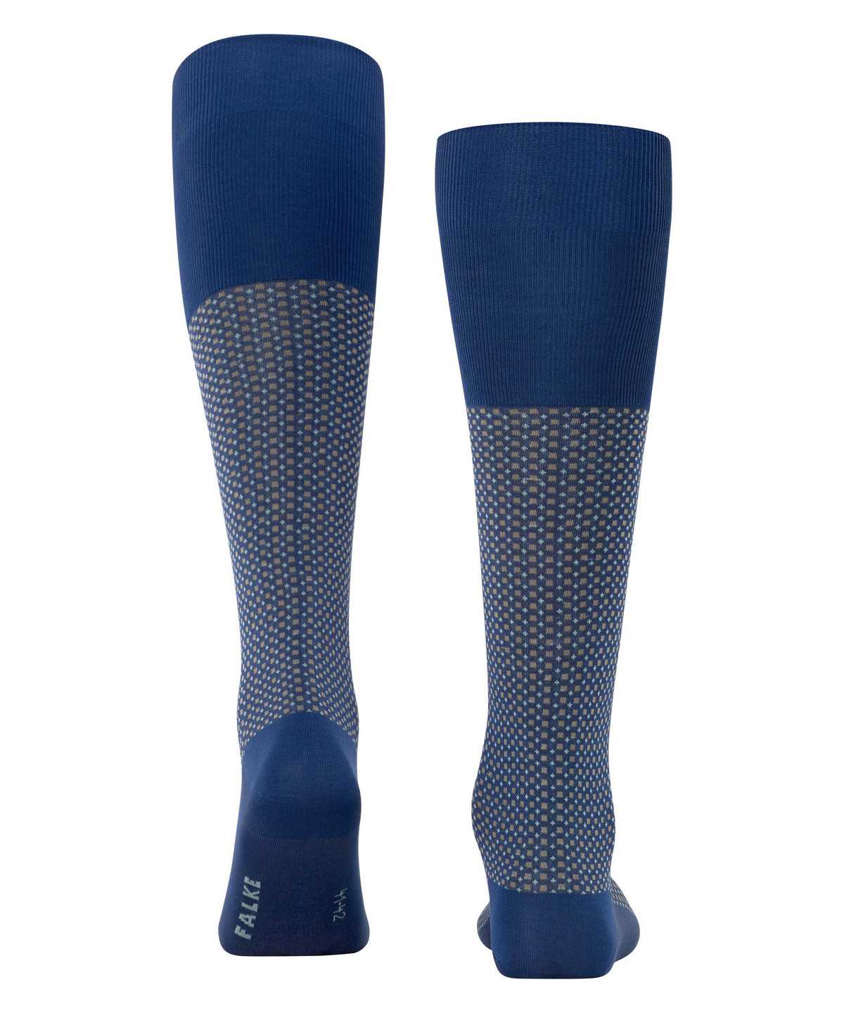 Falke Uptown Tie Knee-high Socks Socken Herren Blau | 9503278-NW