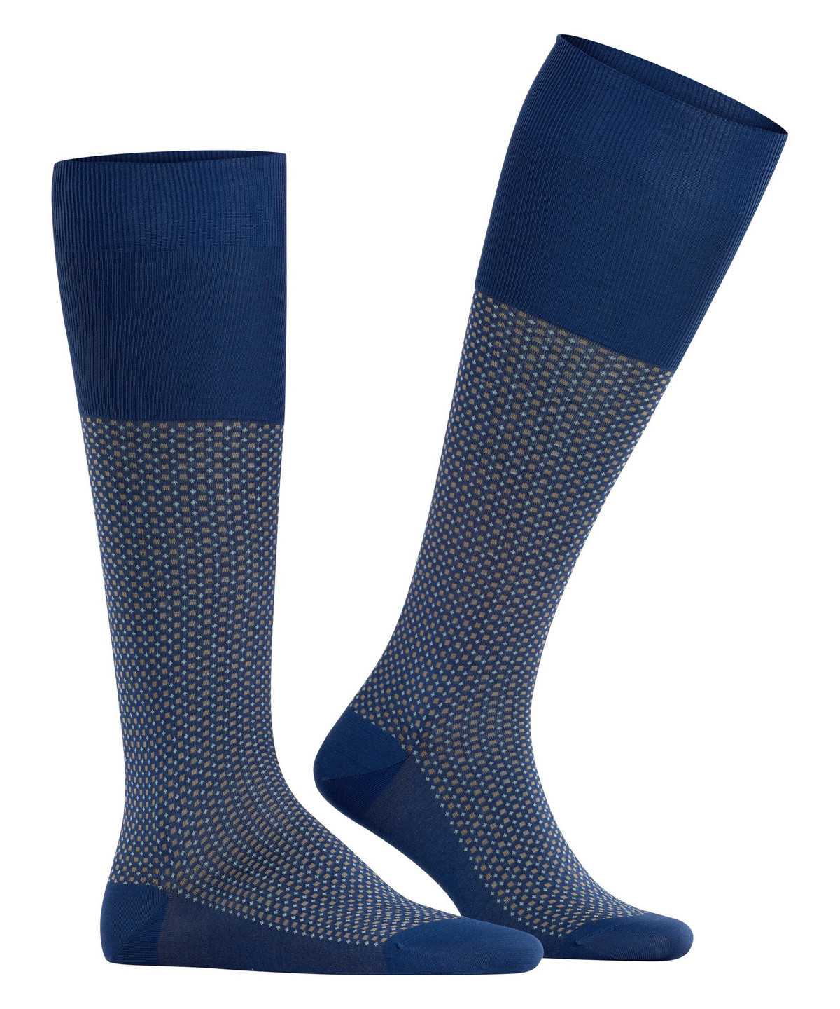 Falke Uptown Tie Knee-high Socks Socken Herren Blau | 9503278-NW