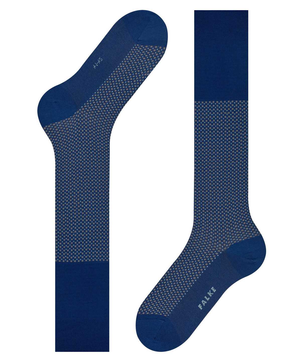 Falke Uptown Tie Knee-high Socks Socken Herren Blau | 9503278-NW