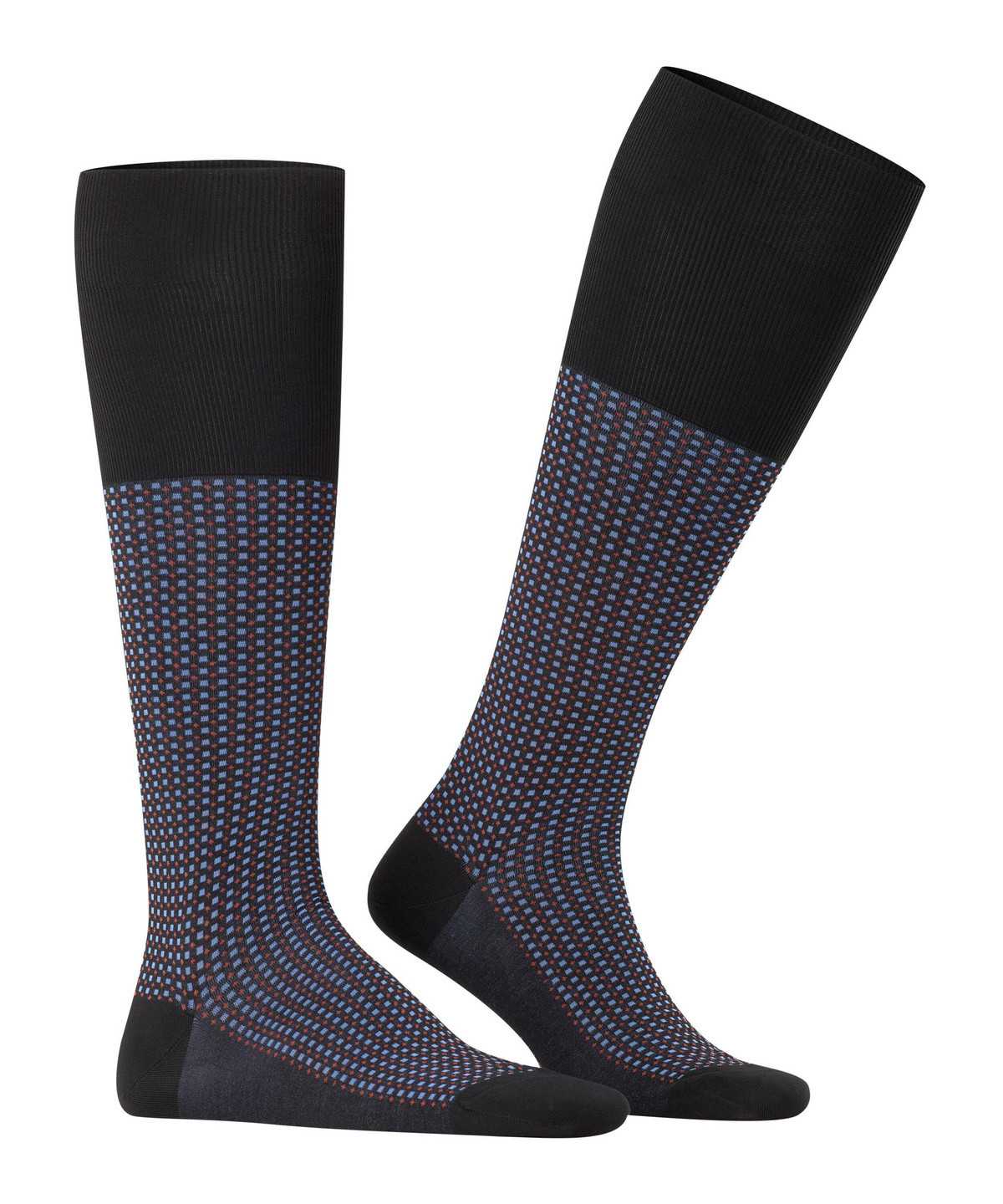 Falke Uptown Tie Knee-high Socks Socken Herren Schwarz | 2617905-JD