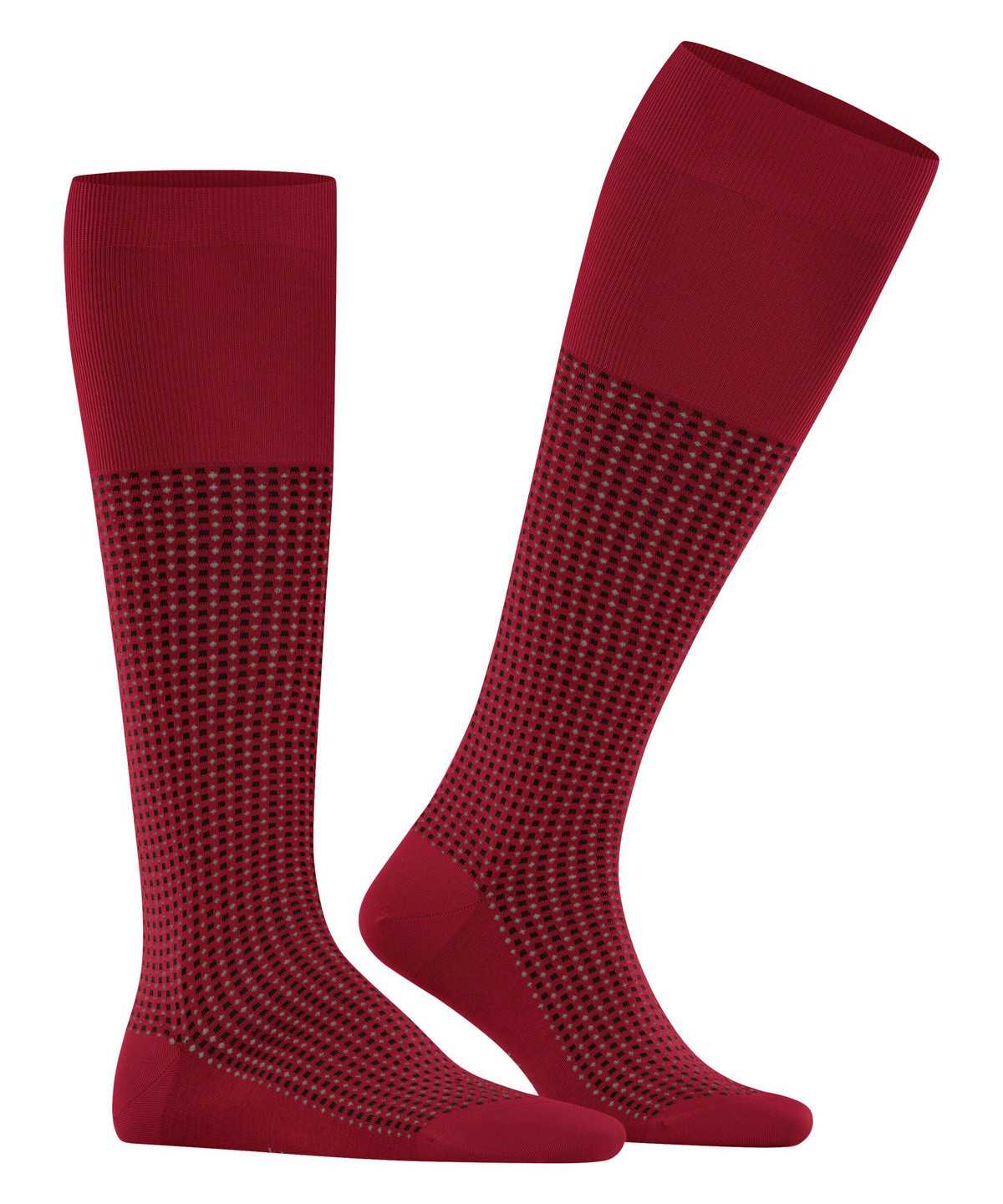 Falke Uptown Tie Knee-high Socks Socken Herren Rot | 5068314-AN