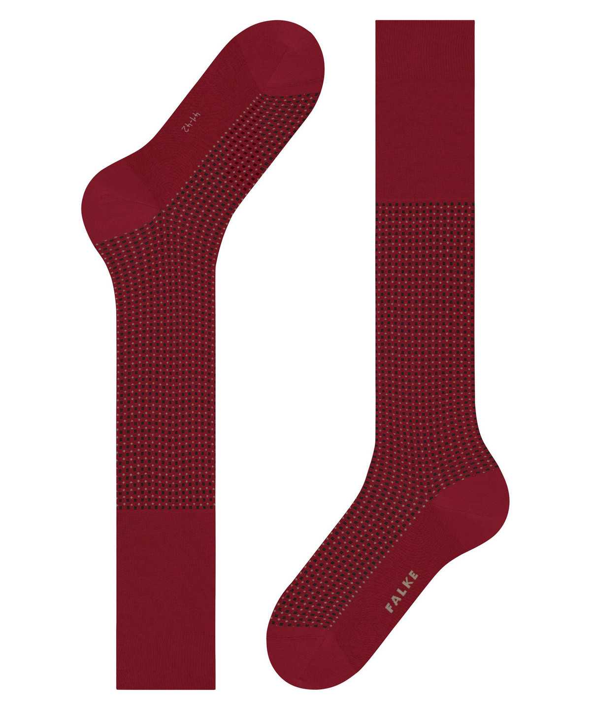 Falke Uptown Tie Knee-high Socks Socken Herren Rot | 5068314-AN