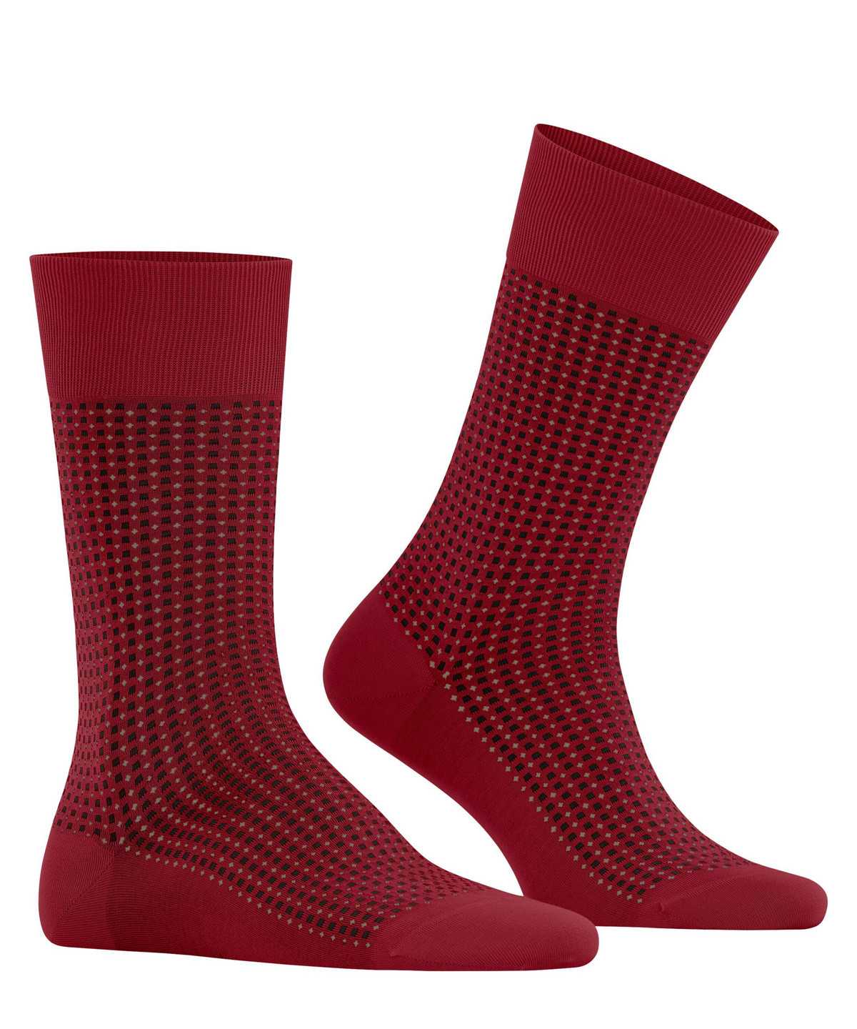 Falke Uptown Tie Socks Socken Herren Rot | 7526013-YZ