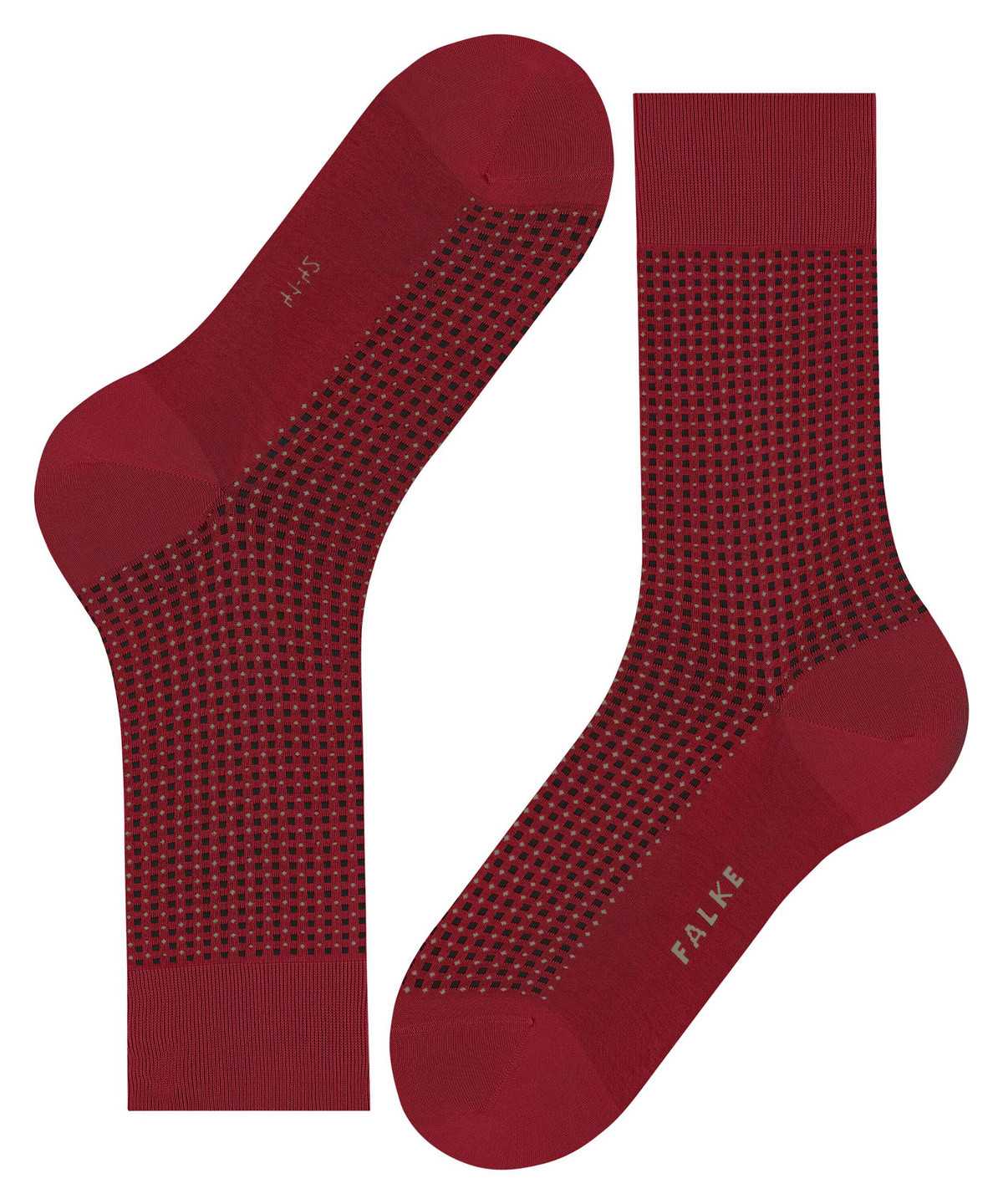 Falke Uptown Tie Socks Socken Herren Rot | 7526013-YZ