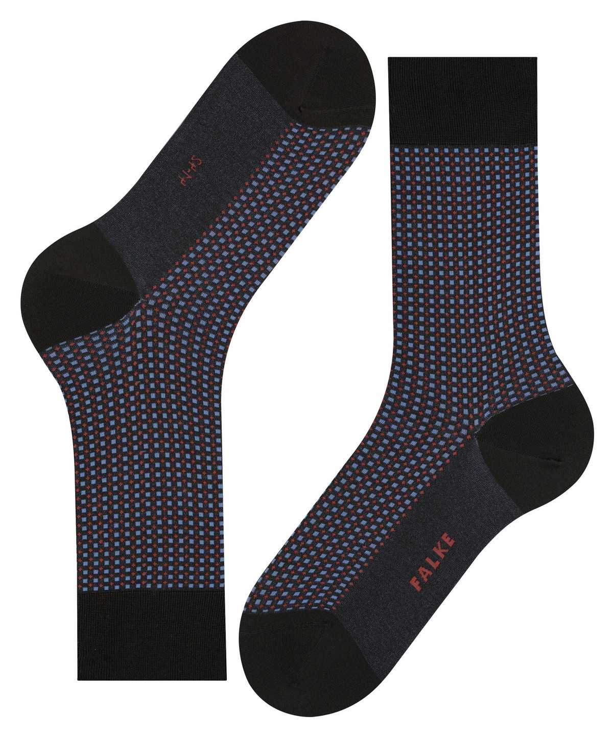 Falke Uptown Tie Socks Socken Herren Schwarz | 3987024-YE