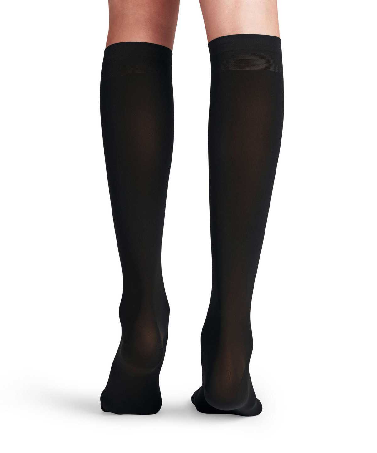 Falke Vitalize 40 DEN Knee-high Socks Socken Damen Schwarz | 4219630-XC