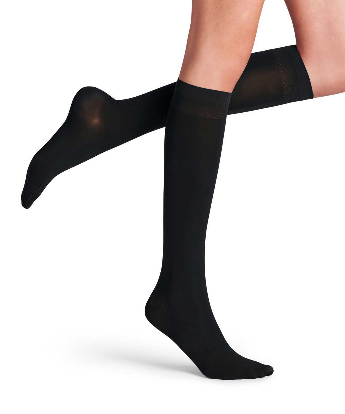 Falke Vitalize 40 DEN Knee-high Socks Socken Damen Schwarz | 4219630-XC