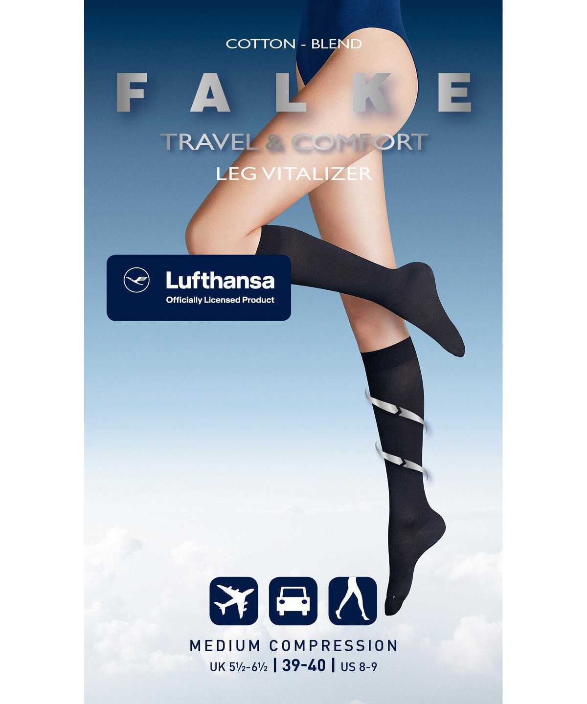 Falke Vitalizer Knee-high Socks Socken Damen Weiß | 9257130-BE