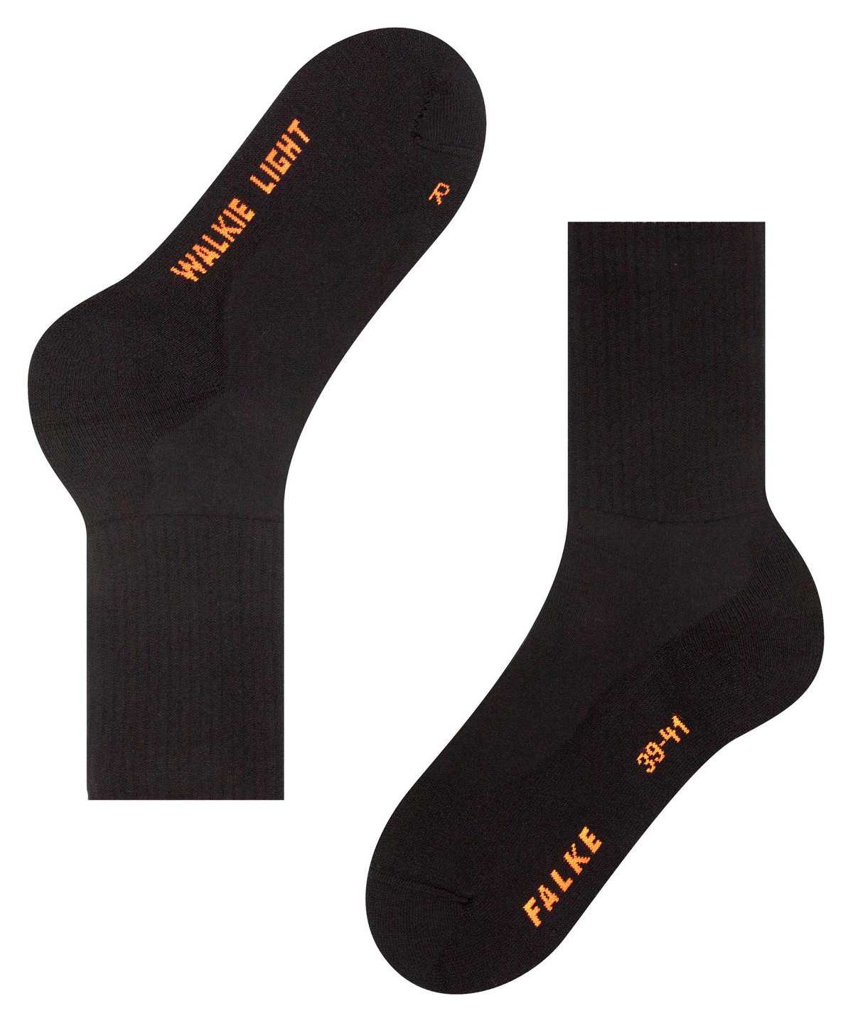 Falke Walkie Light Boot socks Socken Herren Schwarz | 6259731-FI